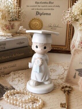 VTG Precious Moments Figurine God Bless You Graduate